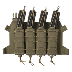 Panou frontal Helikon-Tex Skeletonized Quad SMG Flap Shadow Grey MOLLE/PALS