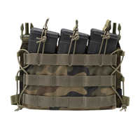 Panou Frontal Guardian Flap Helikon-Tex Woodland NIR – 3 Încărcătoare, MOLLE - poza 3