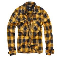 Camasa In Carouri Long Sleeve Black-Yell Brandit - Stil si Rezistenta