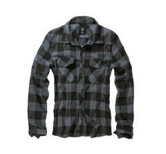 Camasa In Carouri Long Sleeve Black/Grey Checkered Brandit - Stil si Rezistenta