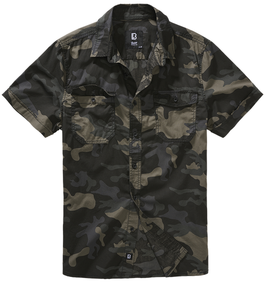 Camasa Roadstar Short Sleeve Dark Camo Brandit - Stil si Durabilitate