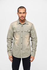 Camasa Hardee Denim Long Sleeve Gri Brandit - Versatilitate si Durabilitate
