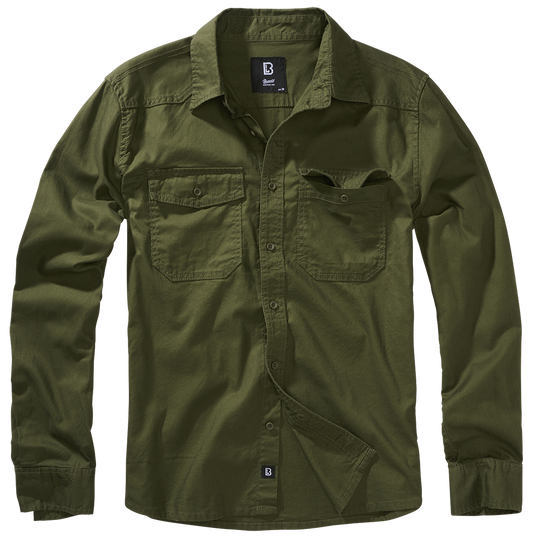 Camasa Flanela Long Sleeve Olive Brandit - Caldura si Confort Durabil