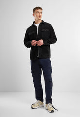 Camasa Corduroy Classic Long Sleeve Negru Brandit - Caldura si Mobilitate