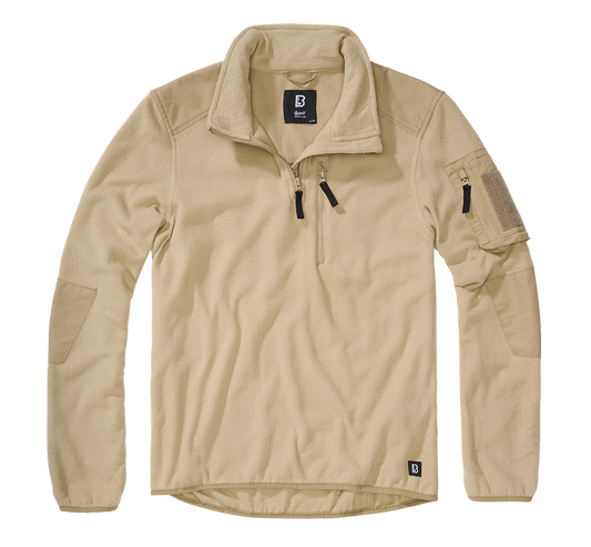 Hanorac Polar Troyer Ripstop Camel Brandit - Caldura si Rezistenta