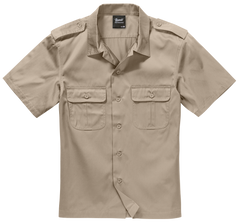 Tricou US Short Sleeve Bej Brandit - Confort Autentic