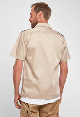 Tricou US Short Sleeve Bej Brandit - Confort Autentic