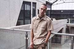 Tricou US Short Sleeve Bej Brandit - Confort Autentic