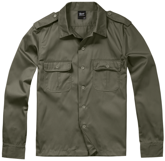 Camasa US Long Sleeve Olive Brandit - Confort si Durabilitate