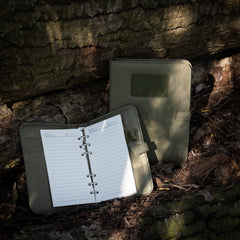 Organizator Tactic Notițe Outdoor A5 - Verde | Panou Velcro, Robust