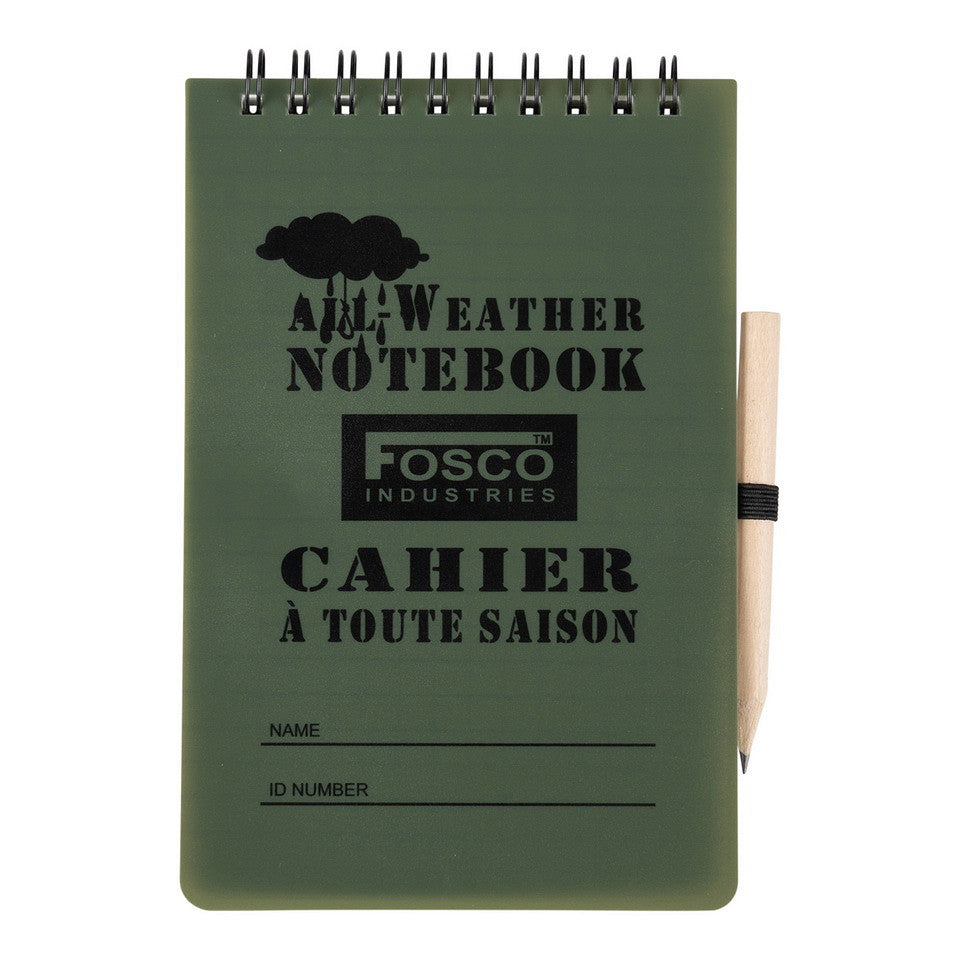 Blocnotes Tactic All Weather - Verde | Watervast, A6