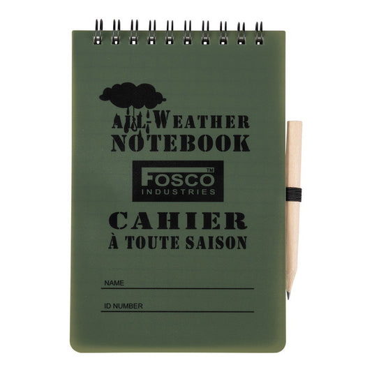 Blocnotes Tactic All Weather - Verde | Watervast, A6