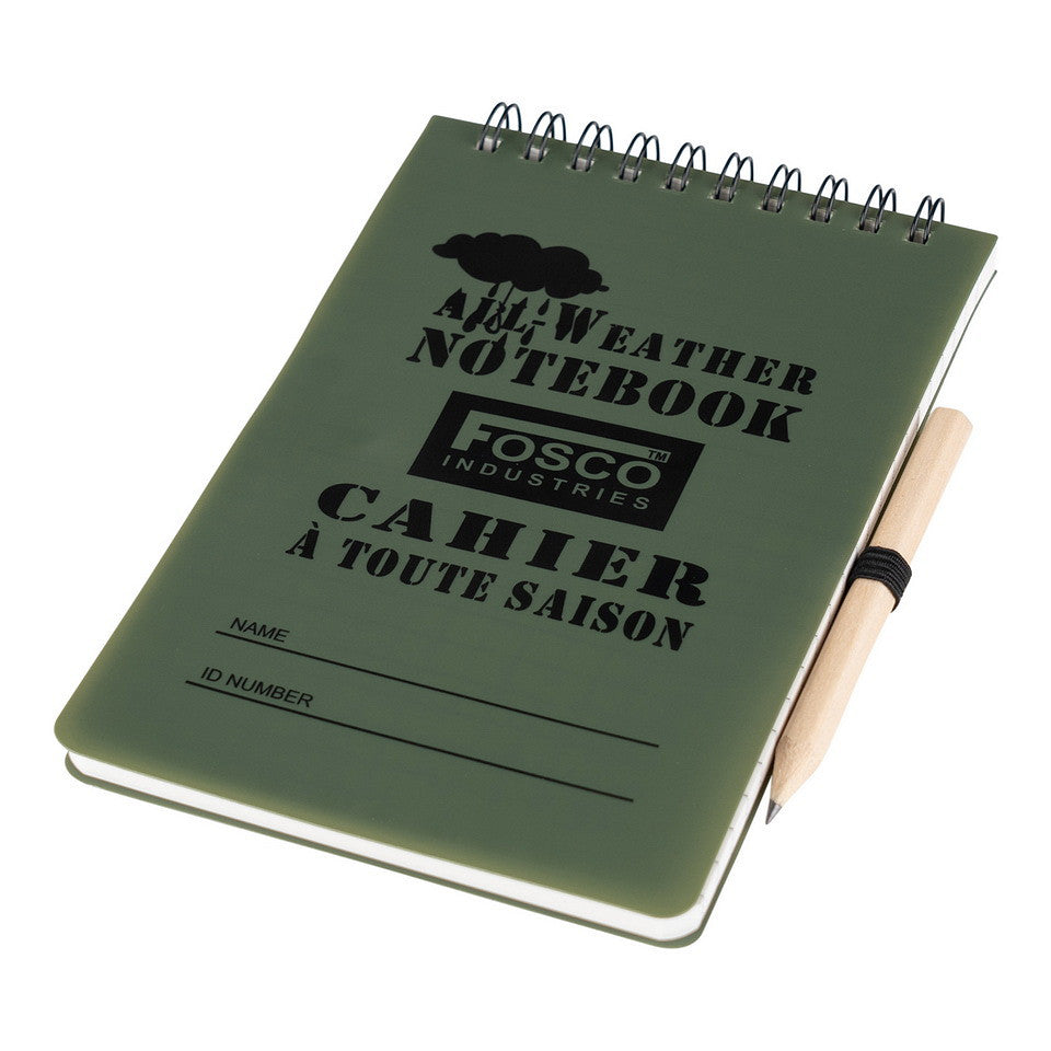 Blocnotes Tactic All Weather - Verde | Watervast, A6