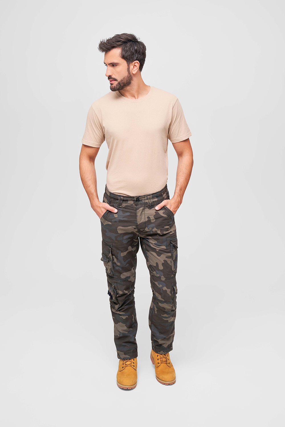 Tricou Bej Brandit - Confort Superior