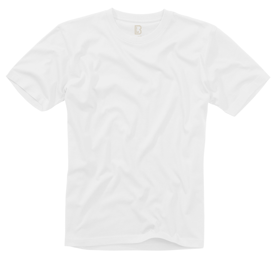Tricou Alb Brandit - Confort Durabil