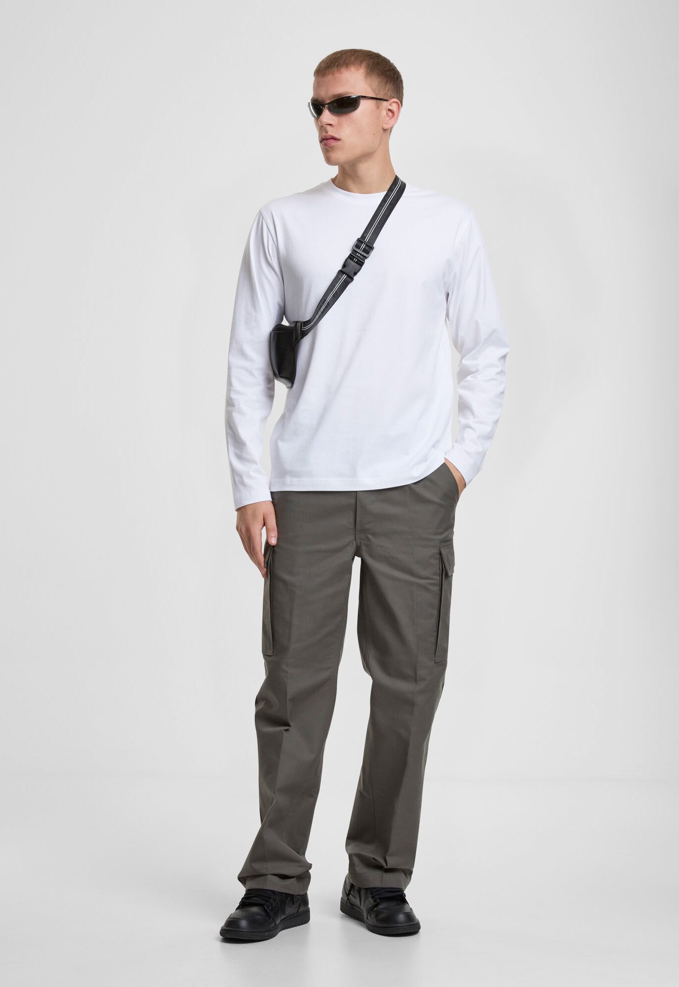 Camasa Premium Longsleeve Alb Brandit - Confort Durabil