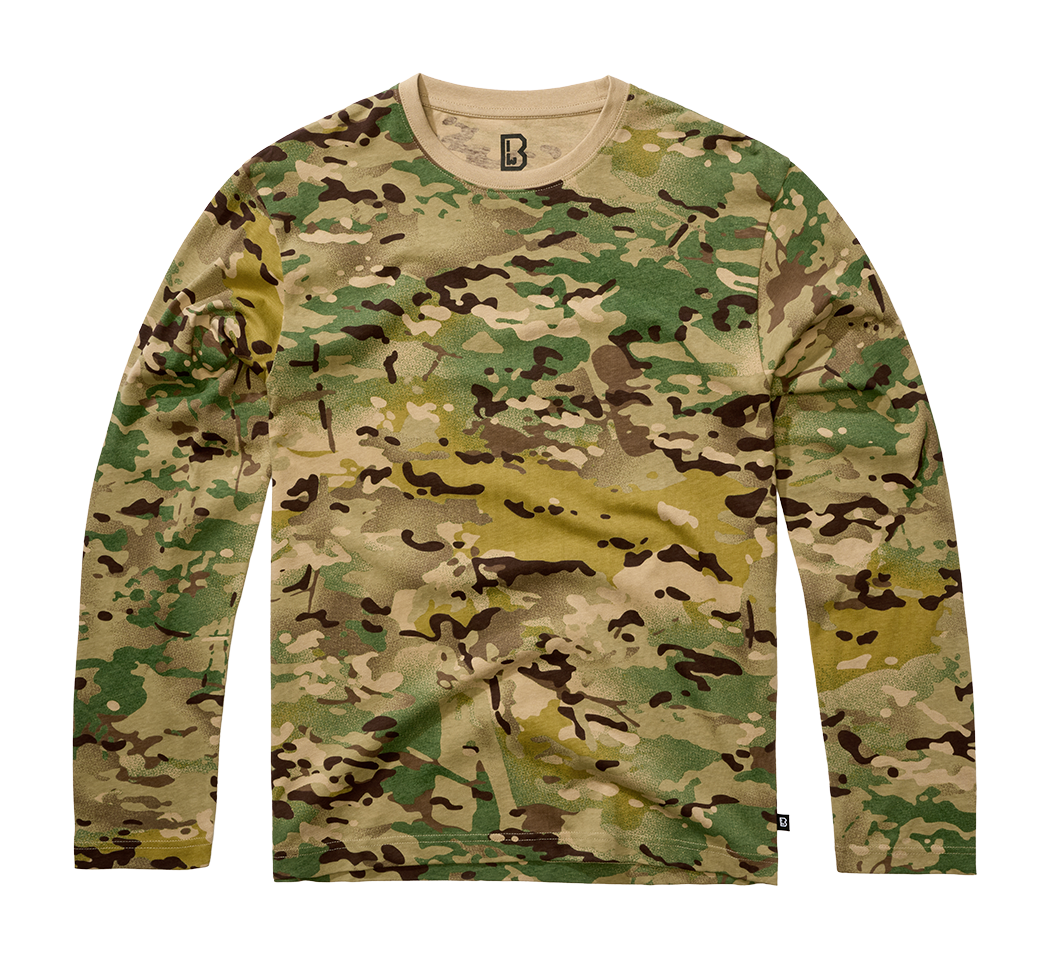 Camasa Premium Longsleeve Tactical Camo Brandit - Performanta Durabila