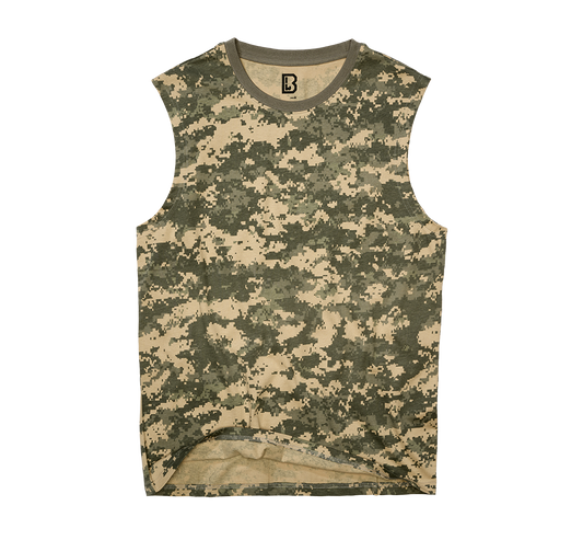 Tricou sleeveless At Digital Brandit - Libertate de Miscare