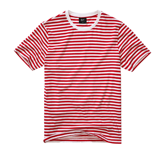 Tricou Jerseyshirt Stripe Tee Red White Brandit - Stil Casual Versatil