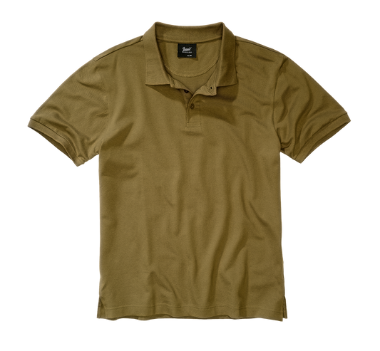 Tricou Polo Pique Short Sleeve Olive Brandit - Eleganță Funcțională