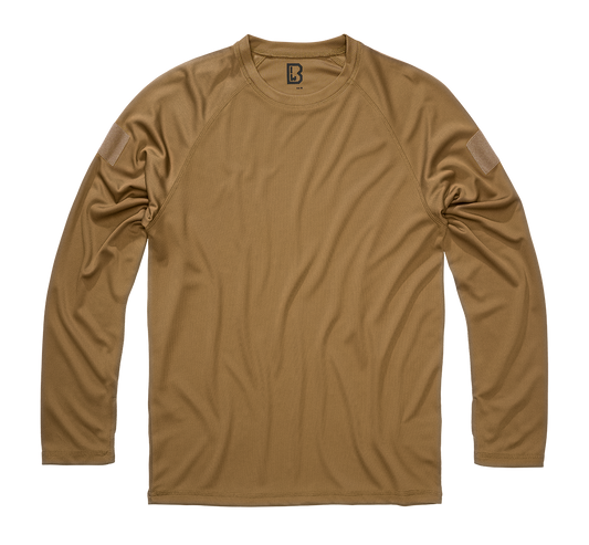 Bluza Quickdry Maneca Lunga Tricou Camel Brandit - Performanță Durabilă