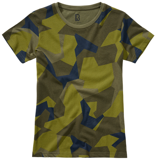 Tricou Swedish Camo/Olive/Blue Dama Brandit - Stil Autentic