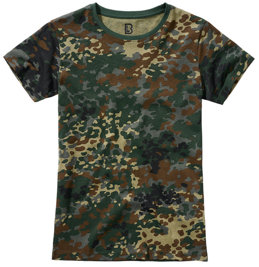 Tricou Flecktarn Dama Brandit - Confort Superior