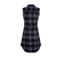 Rochie Fara Maneci Gracey Black/Grey Gingham Dama Brandit - Eleganță Funcțională