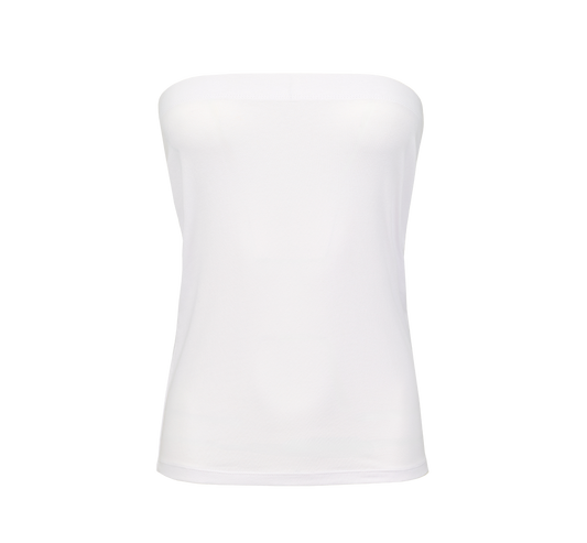Top Bandeau 2in1 Dama Brandit Alb - Confort Versatil