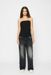 Top Bandeau 2in1 Dama Brandit Negru - Versatilitate Urbana