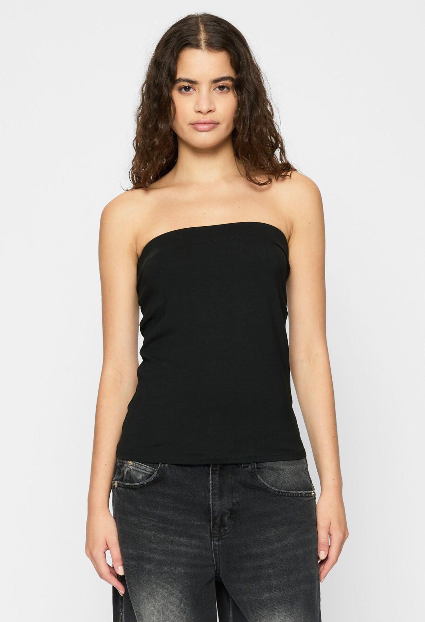 Top Bandeau 2in1 Dama Brandit Negru - Versatilitate Urbana