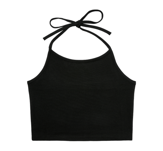 Top Neckholder Negru Dama Brandit - Libertate de Miscare
