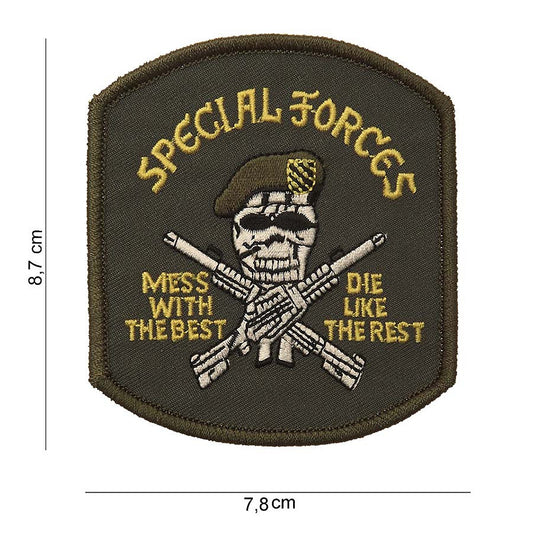Emblemă Special-Forces (Doodskop) - Diverse | Din Textil, Simbol SF