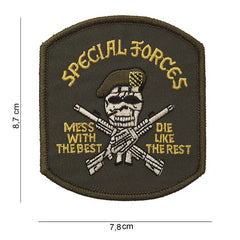 Emblemă Special-Forces (Doodskop) - Diverse | Din Textil, Simbol SF