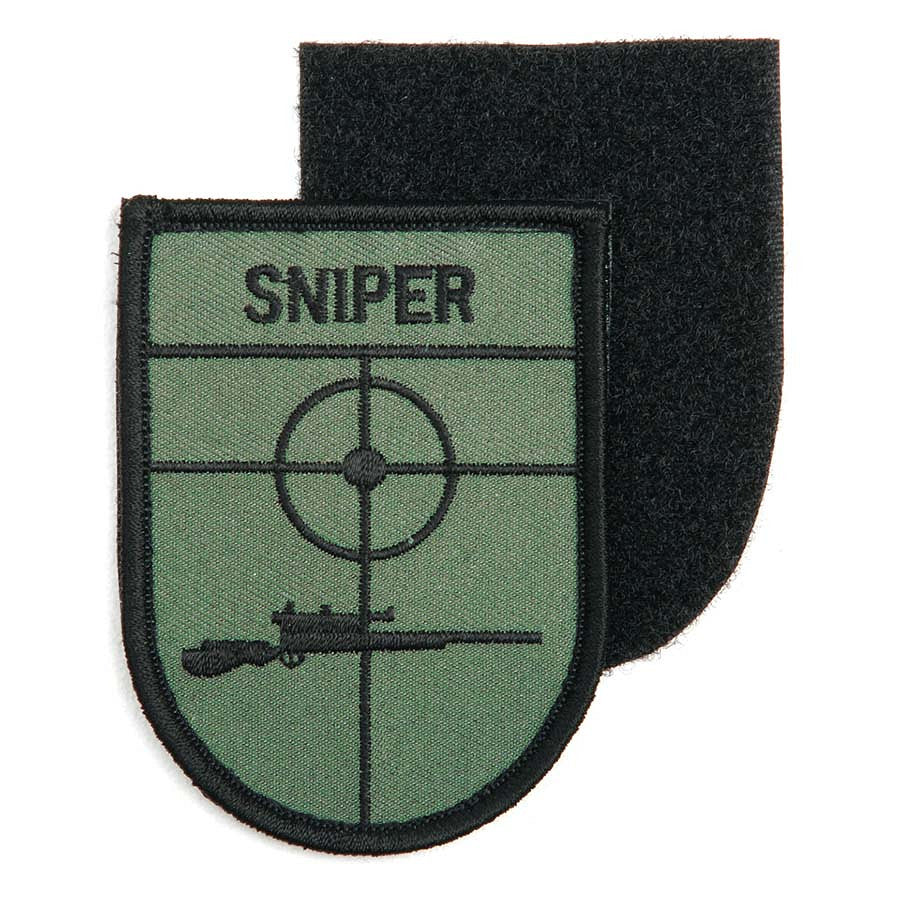 Emblemă Sniper Textilă (Scut) cu Velcro - Diverse | Prindere rapidă
