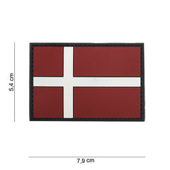 Emblemă Tactică Denemarken #15066 | 3D PVC, Velcro