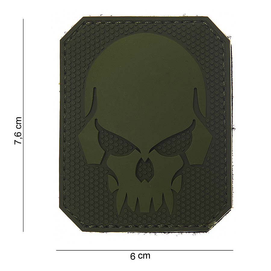 Emblemă Pirate Skull 3D PVC - Multicolor | PVC, cu Velcro