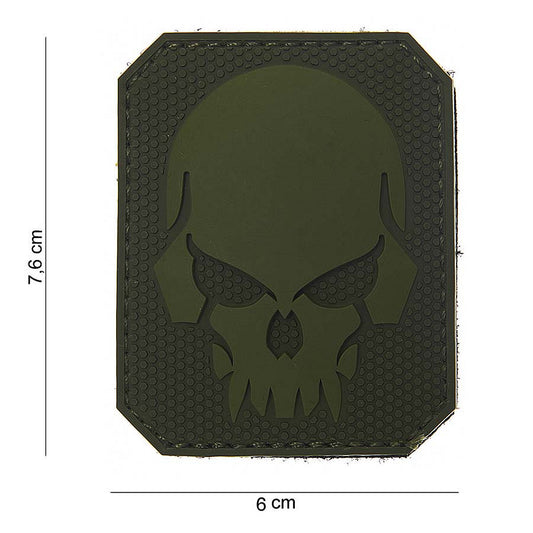 Emblemă Pirate Skull 3D PVC - Multicolor | PVC, cu Velcro