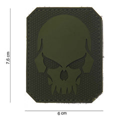 Emblemă Pirate Skull 3D PVC - Multicolor | PVC, cu Velcro