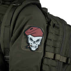 Patch 3D PVC Skull - Patch tactic cu prindere Velcro