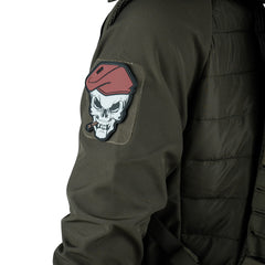 Patch 3D PVC Skull - Patch tactic cu prindere Velcro