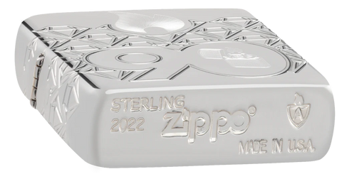 Bricheta originala Zippo's 90th Anniversary Sterling Silver Collectible