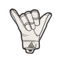 Patch Moral Helikon-Tex Shaka Alb cu Velcro