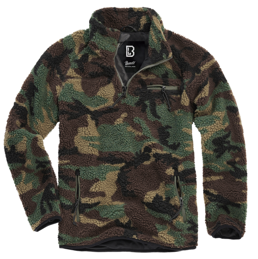 Hanorac Teddyfleece Troyer Woodland Brandit - Caldura si Mobilitate