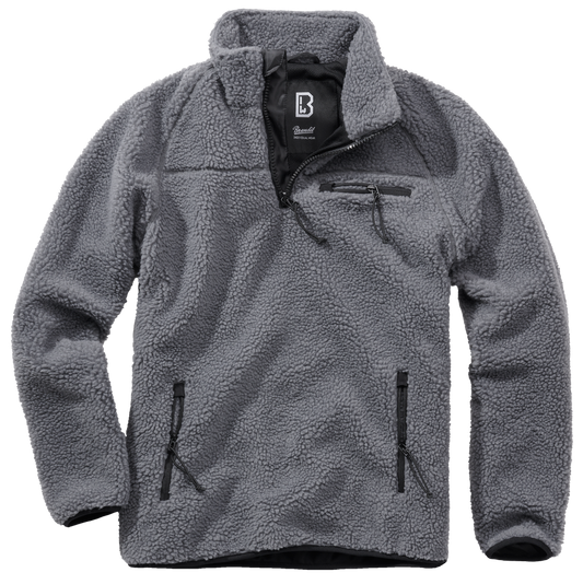 Hanorac Teddyfleece Troyer Anthracite Brandit - Caldura Premium