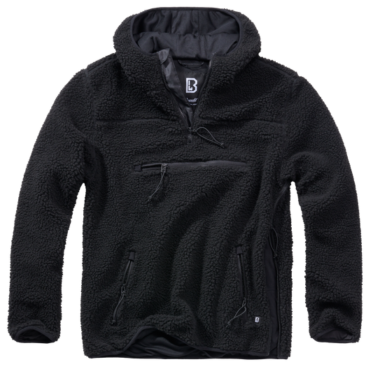 Hanorac Teddyfleece Worker Negru Brandit - Caldura si Rezistenta
