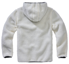 Hanorac Teddyfleece Worker Alb Brandit - Caldura si Durabilitate