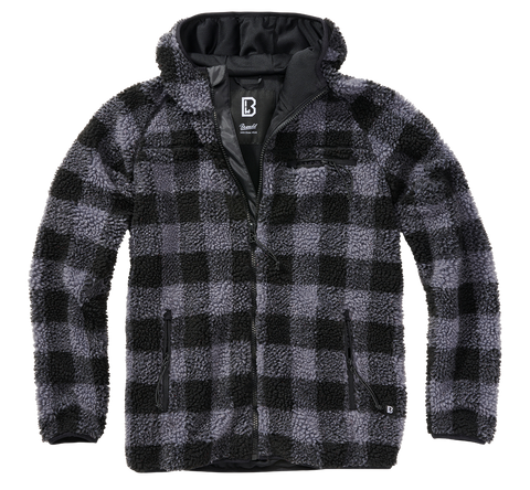 Hanorac Teddyfleece Worker Black Grey