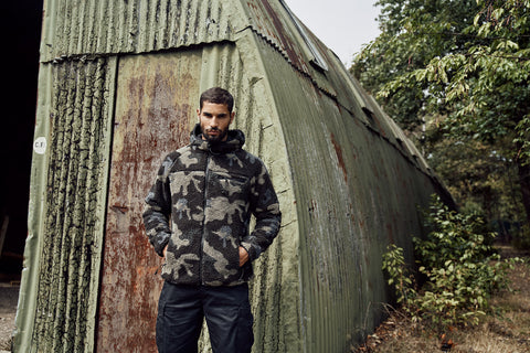 Hanorac Teddyfleece Worker Dark Camo