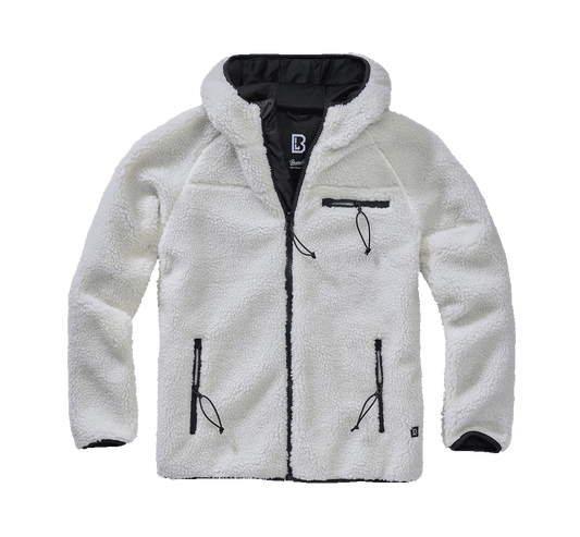 Hanorac Teddyfleece Worker Alb Brandit - Caldura si Mobilitate